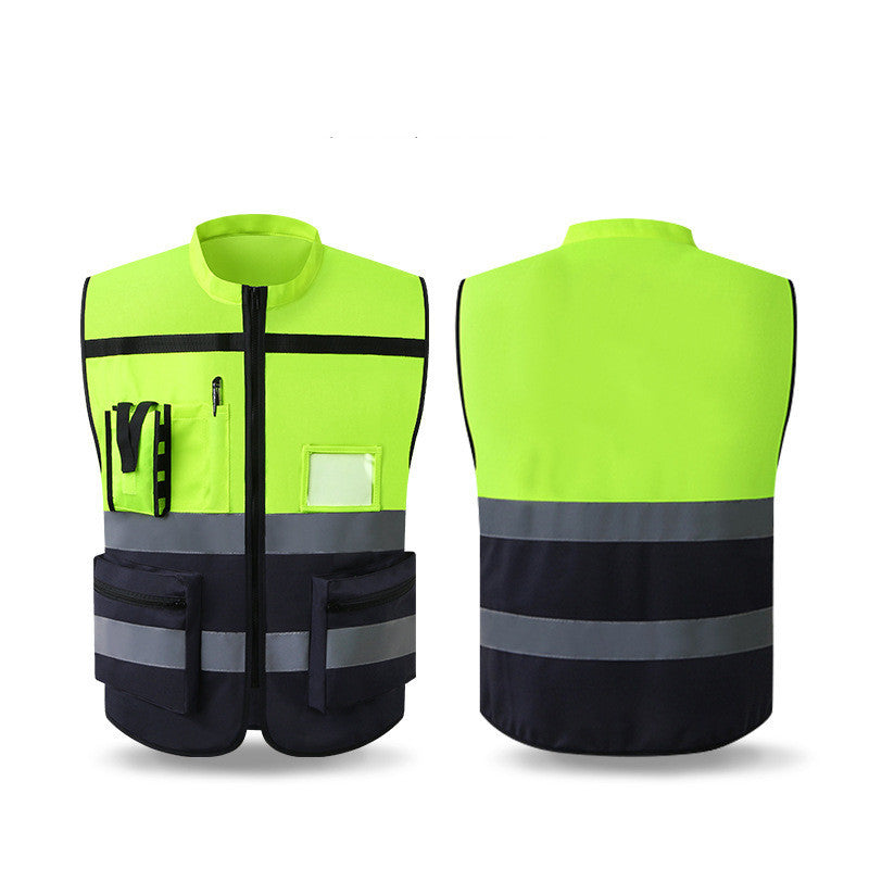 LIKAI Reflective Vest Construction Protective Clothing Leadership Jacket
