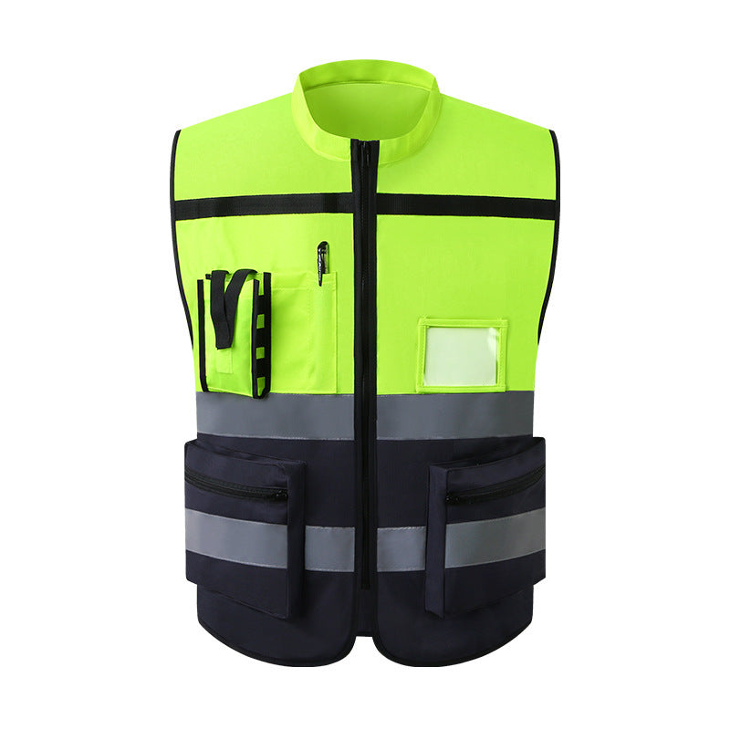LIKAI Reflective Vest Construction Protective Clothing Leadership Jacket