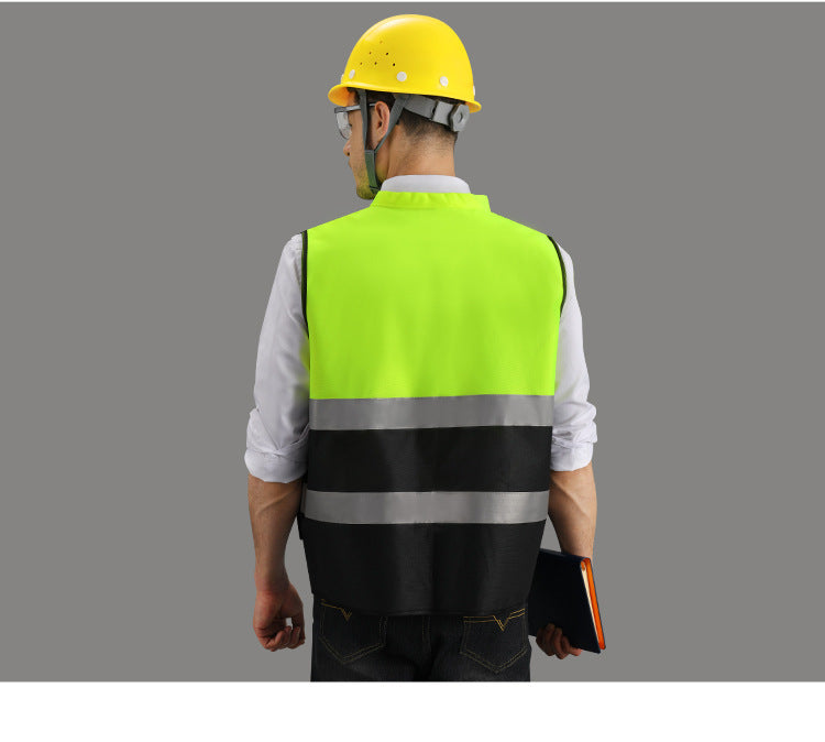 LIKAI Reflective Vest Construction Protective Clothing Leadership Jacket