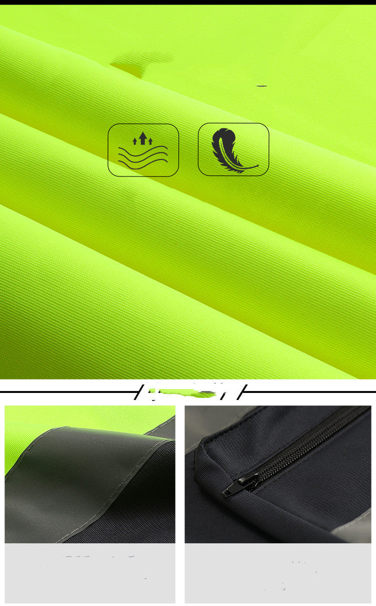 LIKAI Reflective Vest Construction Protective Clothing Leadership Jacket