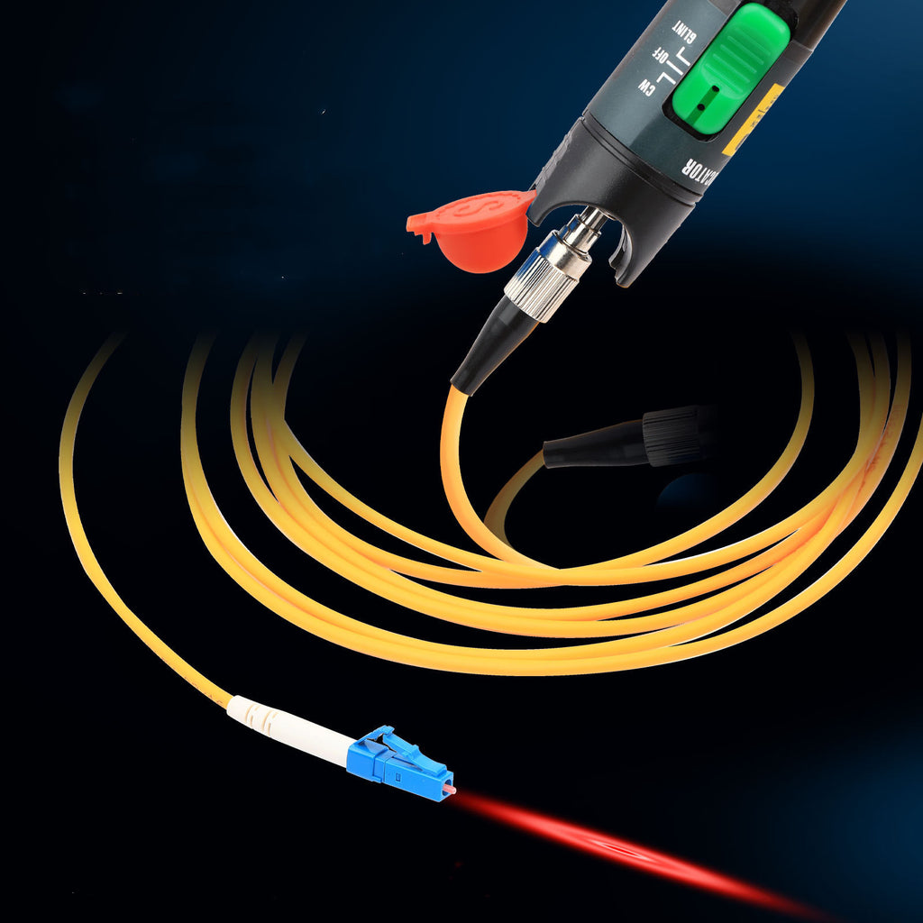 Optical Fiber Test Pen, Red Light Source, Light Pen, Light Pen, Pen Type 30Mw Testing Instrument