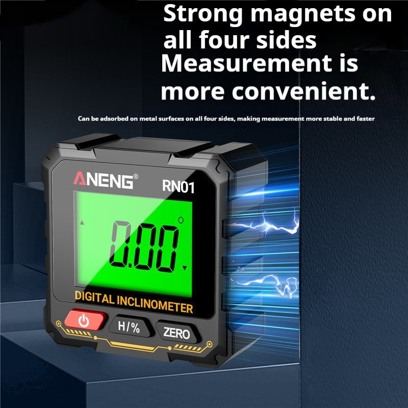 Multifunctional Inclinometer Magnetic Level Slope Measurement