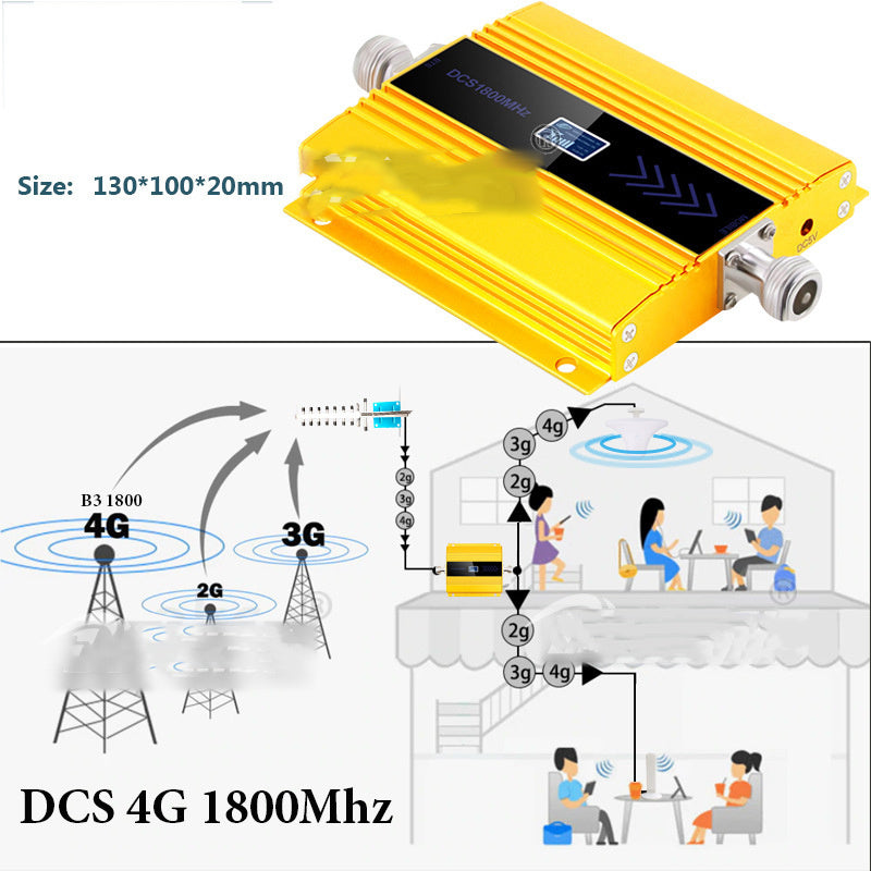 Golden Mobile Phone Signal Amplifier Booster